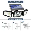 Solarlampen für außen mit Bewegungsmelder Solarleuchten für Produktbild-Vorschau 7