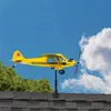 Piper J3 Cub letecký větrný korouhev, 3D kovová větrná Náhled obrázku produktu 4