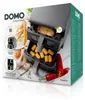 A product shot of a dual-basket air fryer on a marble countertop with some food items and peppers. Anteprima dell’immagine prodotto