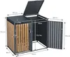 ML-Design 3-zásobník na 3 koše 240L 200x80x116,3 cm Náhľad obrázku produktu 8