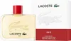 A bottle of Lacoste Red Eau de Toilette and its packaging are shown against a white background. Náhľad obrázku produktu