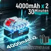 950W Akku Rasentrimmer mit 2×4000mAh 21V Akkus, 10 Zoll Produktbild-Vorschau 6