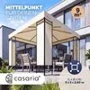 CASARIA® Pavillon Lorca 3x3m Metall Wasserabweisend Produktbild-Vorschau 2
