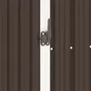 vidaXL Garten Brennholzlager Braun 245x98x159 cm Verzinkter Produktbild-Vorschau 9