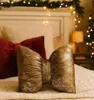 EUROFIRANY | Kissen - 55 x 45 cm - braun gold - dekoratives Produktbild-Vorschau 4