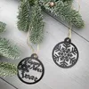 UNUS® Weihnachtsanhänger 12er Set Schwarz, Produktbild-Vorschau 3