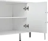 Merax glanzende dressoir met 4 lades en 2 deuren, commode Productafbeelding-voorbeeld 10