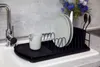 WENKO Abtropfgestell BASIC Schwarz Matte Tropfschale Produktbild-Vorschau 8