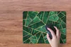 MuchoWow® Mauspad Mousepad Smaragd - Gold - Abstrakt - Produktbild-Vorschau 3