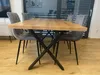 2 pezzi X Gambe del tavolo in metallo nero 70cm Anteprima dell’immagine prodotto 10