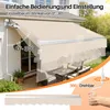 Izrielar Markise 250 x 200 cm Beschattung Terrasse & Balkon Produktbild-Vorschau 3