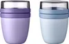 Mepal | Lunchpot Ellipse Mixed | Vivid Lilac + Nordic Blue Produktbild-Vorschau 1