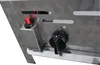 A close-up view of the control panel of a stainless steel gas grill. Produktbild-Vorschau