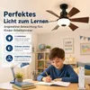 Ventilateur de plafond LED 52 cm avec éclairage E27 RGB et Voir les images du produit 5