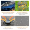 Ikodm Gartenschirm 3m Grau, Ampelschirm mit 28 LED, Produktbild-Vorschau 4
