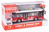 Grande autobus urbano rosso con porte apribili, suoni e Anteprima dell’immagine prodotto 2