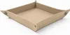 Taschenleerer Echtes Leder Beige cm 18 x 18 x H.4 - Produktbild-Vorschau 1