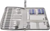 An open picnic cutlery set laid out flat. Anteprima dell’immagine prodotto