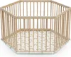WEBABY - Parc bébé en bois hexagonal ALVEO  - 125 x 106 x Voir les images du produit 1