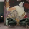 Vlies fototapete Abstraktion mit Frau - G. Klimt 400x280 cm Produktbild-Vorschau 2