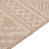 vidaXL Vonkajší koberec Flatweave 200x280 cm Brown Striped Náhľad obrázku produktu 3