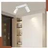 ZMH LED biely stropný reflektor 2 plamene GU10 otočný Náhľad obrázku produktu 8