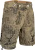 PAULGOS Herren Trachten Lederhose Kurz - HK4 ANTIK - Echtes Produktbild-Vorschau 1