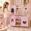 Rijoka Kinderküche aus Holz - Rosa mit Herz - Spielküche Produktbild-Vorschau 4