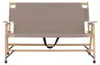 Bambus Campingbank MCW-Q40, Outdoorbank Picknickbank Produktbild-Vorschau 6