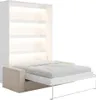 Schrankbett + Sofa + Matratze - 160 x 200 cm - Manuelle Produktbild-Vorschau 3