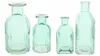 4x Vase "Aqua" in türkis, 10-19 cm klein, aus klarem Glas, Produktbild-Vorschau 3