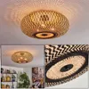Decollatura Deckenlampe aus Metall/Bambus in Schwarz/Natur Produktbild-Vorschau 1