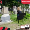 KOTARBAU® Cintorínska lavička 75 cm Záhradná lavička na Náhľad obrázku produktu 4