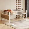 Merax Kinderbetten Halbhohes Bett 140x200cm mit Seite Produktbild-Vorschau 4