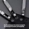 Set de 15 fers à perforer pour cuir Outil de perforation Voir les images du produit 4