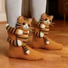 ASKSA Chaussettes tricotées en 3D avec animaux Chaussettes Voir les images du produit 4