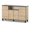 STIV Möbel | Commode 140x35x80 cm Chêne Sonoma / Chêne Voir les images du produit 1