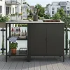 Outdoorset 'Bolognano' Standregal und Schrank Stahl Produktbild-Vorschau 6