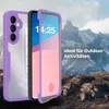 A phone case is shown in front of a mountainous landscape. Produktbild-Vorschau