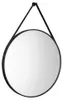 Aqualine STAGO Spiegel mit Lederband, Rund, Durch. 60cm, Produktbild-Vorschau 1
