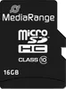 MediaRange, microSDHC 16 GB Class 10 s adaptérom SD, čierna Náhľad obrázku produktu 8