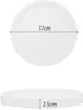 A top and side view of a white circular product, likely a light fixture, with dimensions indicated. Produktbild-Vorschau
