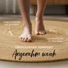 Juteteppich Nele Beige handgewebt aus Jute Ø 200 cm | Produktbild-Vorschau 5