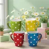 Kaffeetassen Punkte-Dekor Bunt, 4er Set, für 250 ml Produktbild-Vorschau 6