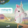 Różowy konik hobbystyczny Papaya "Jednorożec" z kółkami i Podgląd zdjęcia produktu 2