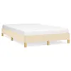 Bettgestell Creme 120x190 cm Stoff Produktbild-Vorschau 1