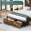letto 160 x 200 cm con contenitore, illuminazione a LED e 2 Anteprima dell’immagine prodotto 3