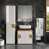 Set di mobili da bagno Vicco Eden Bianco lucido 3 parti, Anteprima dell’immagine prodotto 3