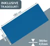 LILENO SPORTS Yoga Matte Blau (180x60cm) inkl. Tragegurt - Produktbild-Vorschau 4