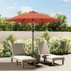 vidaXL Ersatzbezug für Sonnenschirm Terracotta-Rot 300 cm Produktbild-Vorschau 2